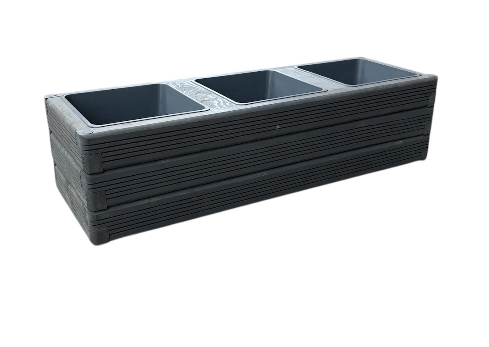 LEGÓ Virágláda 3-as szürke